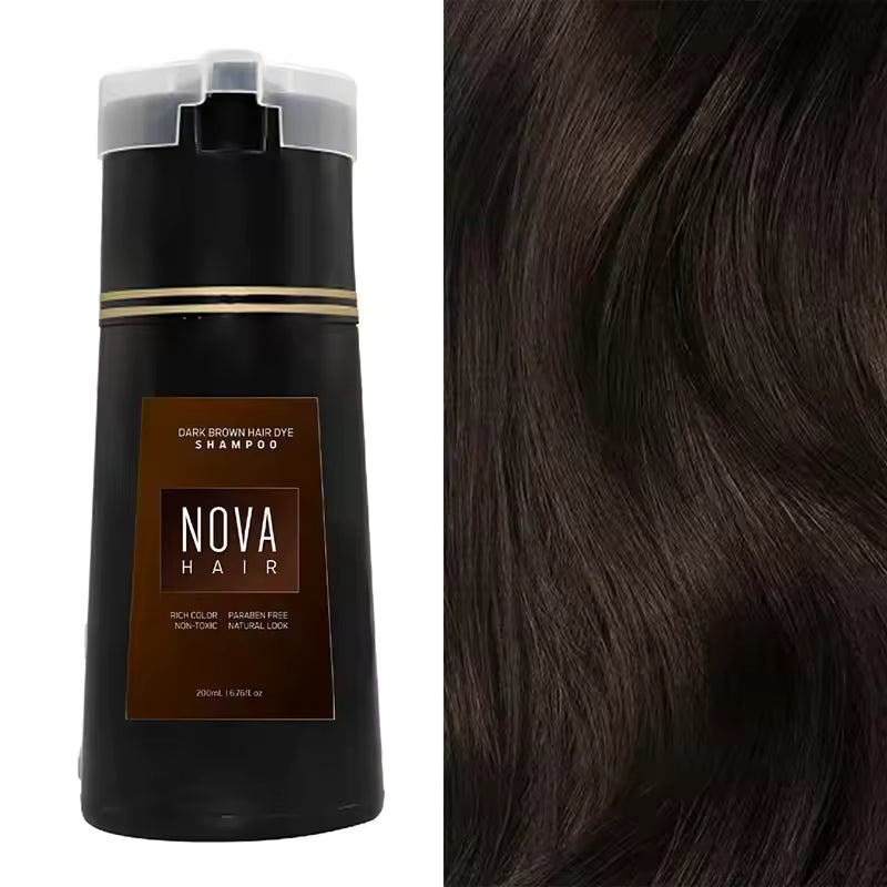 Nova Hair – Le shampooing colorant 3-en-1