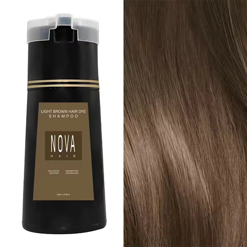 Nova Hair – Le shampooing colorant 3-en-1