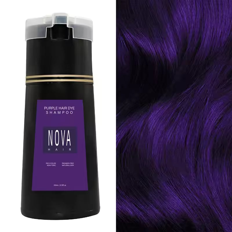 Nova Hair – Le shampooing colorant 3-en-1
